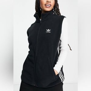 Adidas Originals full zip up fleece vest